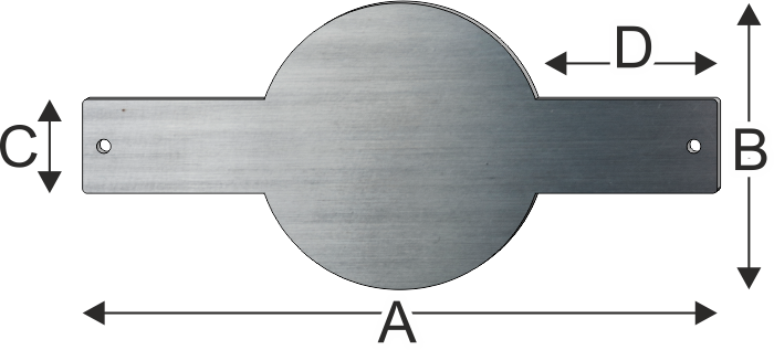 Блінда фланцева сталева DN 50